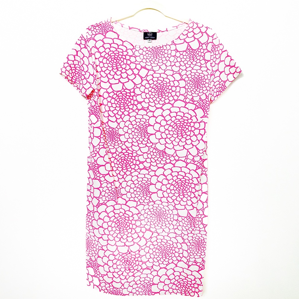 Sailor-Sailor Pink Floral Marina Dress - M